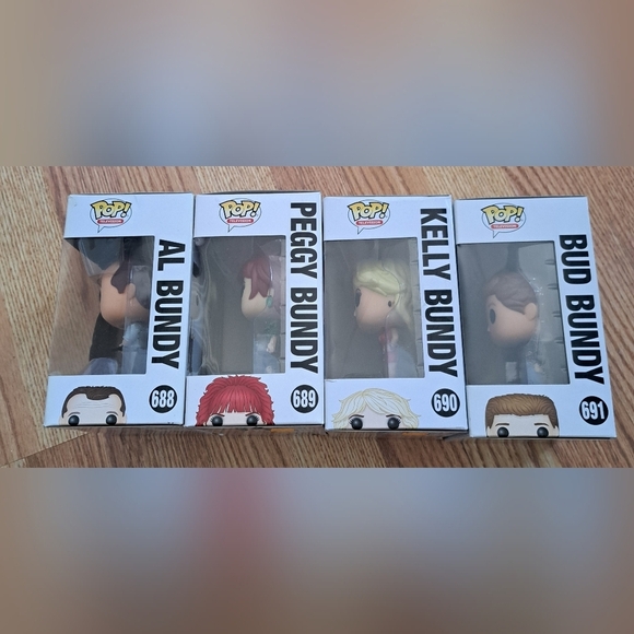 NIB Lot Of 4 Married With Children Funko Pop Vintage TV Figurine Full Set - Picture 2 of 10
